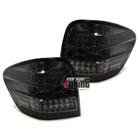 FEUX A LED TUNING NOIRS POUR MERCEDES ML W164 sup. 2005 (12737)