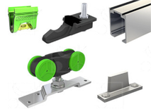 Kit MA240A-240cm rail alu + garniture 40kg - MANTION - MA40A-240