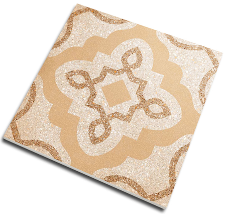 BENACO TERCELLO BEIGE 20 x 20 cm - Carrelage aspect carreaux de ciment