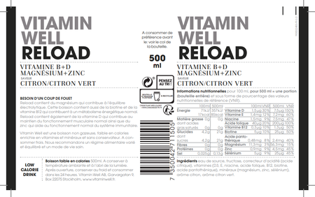 VITAMIN WELL RELOAD (500ml)