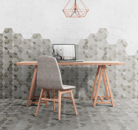 MINIMA8.6 MULTI BEIGE - 17X15 CM - Carrelage hexagonal