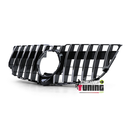 CALANDRE LIGNE AMG GTR NOIR ET CHROME MERCEDES GLK 204 PH2 2012-2015 (05334)