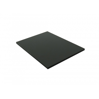 Panneau de bardage stratifié HPL compact - Coloris - Noir, Epaisseur - 6 mm, Largeur - 130 cm, Longueur - 305 cm, Surface couverte en m² - 3,97