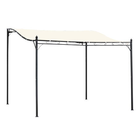 Pergola tonnelle de jardin dim. 2,97L x 2,97l x 2,45H m