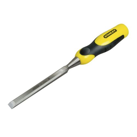 Ciseau à bois manche bi-matière 10x125mm longueur totale 310mm - STANLEY - 0-16-872