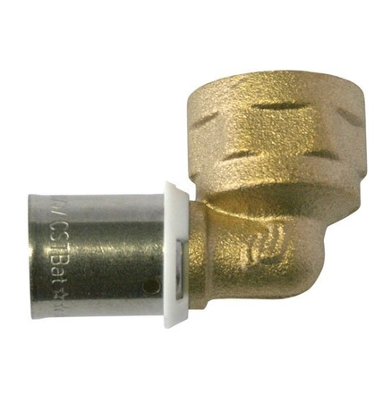 Coude à sertir fixe femelle PER F1/2'' D12 - SOMATHERM - 3307-12-15