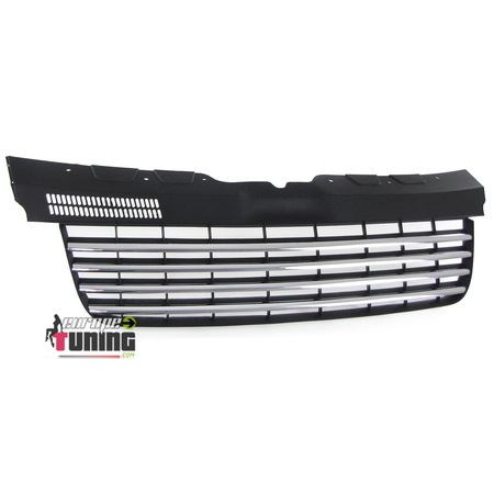 CALANDRE GRILLE SPORT NOIRE ET CHROME VOLKSWAGEN VW T5 MULTIVAN 2003-2009 (04790)