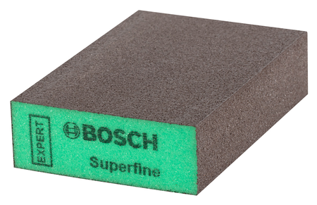 Éponge abrasive pavé Expert 69x97x26mm superfin expert pour ponçage en mousse - BOSCH - 2608901180