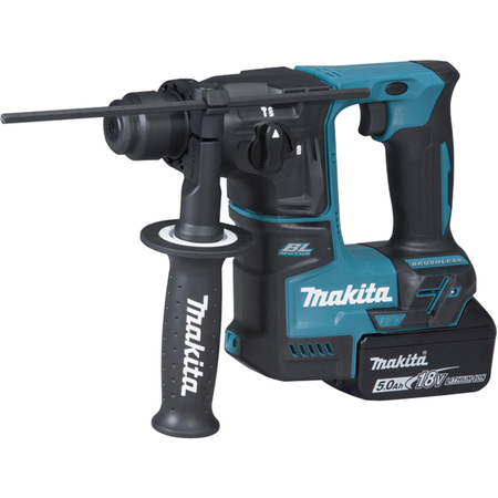 Perforateur SDS Plus sans-fil 18 V + 2 batteries 5Ah + chargeur + coffret Makpac - MAKITA - DHR171RTJ