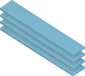 Lot de 4 Pads Thermiques Arctic TP-3 120x20x1,5mm (Bleu)
