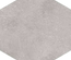 RIFT HEXAGONO CEMENTO Carrelage aspect béton gris