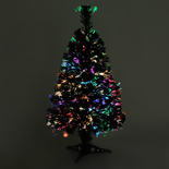 Sapin de Noël artificiel lumineux fibre optique vert