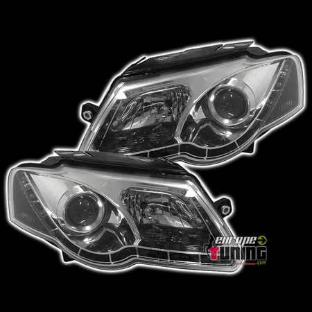 PHARES FEUX AVANTS DE JOUR DIURNES DRL R87 VOLKSWAGEN VW PASSAT 3C (00269)