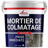 Mortier anti infiltration eau prise ultra rapide colmatage : ARCASTOP-25 kg -ARCANE INDUSTRIES