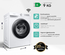 Samsung Ai Control Addwash Lave-linge avec échodoseur WW90T684DLH/S3, Libre installation, 9 kg, 1400 tr/min, classe A, WiFi, vapeur, 60 l x 85 h x 55 p cm, blanc [Classe énergétique A]