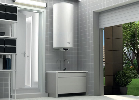 Chauffe-eau électrique vertical mural compact D560 HPC+ 100L - ARISTON - 3000399