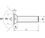 Vis à métaux tête fraisée fendue inox A2 DIN 963 3X20 boîte de 200 - ACTON - 622083X20