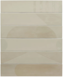WADI DECOR BEIGE - Carrelage 6x30 cm rectangulaire brillant beige 30068