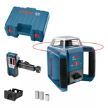 Laser rotatif GRL 400 H Professional + 2 piles 1,5V LR20 + 1 pile 9V 6LR61 + coffret - BOSCH - 0601061800