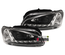 PHARES FEUX AVANTS DEVIL EYES LED NOIRS PEUGEOT 106 PHASE 2 (02276)