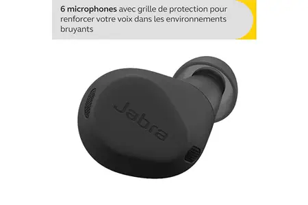 Écouteurs sans fil à réduction de bruit Jabra Elite 8 Active Noir + Ceinture Running