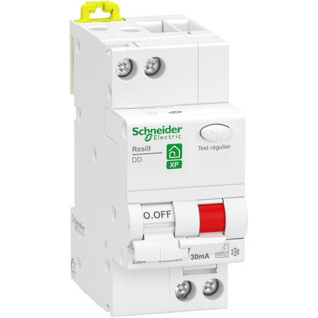 Disjoncteur différentiel RESI9 1P+N 30mA courbe C type Fsi 16A - SCHNEIDER ELECTRIC - R9PDCF16