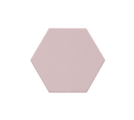 KROMATIKA - ROSE - Carrelage hexagonal 11,6x10,1 cm rose claire