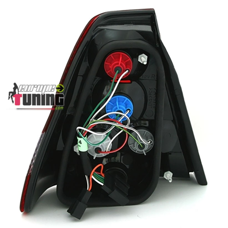 2 FEUX TUNING ROUGES CRISTAL BMW SERIE 3 TYPE E46 COMPACT (002867)