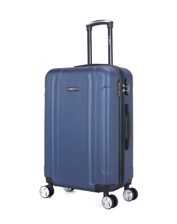 BLUESTAR - Valise Weekend ABS BALTIMORE 4 Roues 65 cm