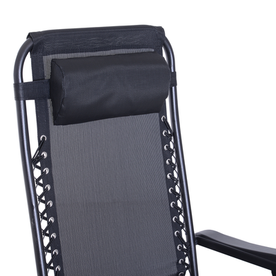 Rocking chair pliable chaise longue zéro gravité 2 en 1