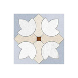 SEINE GARIGLIANO R CIELO - Carrelage aspect ciment  à motif fleur Type de produit Produit