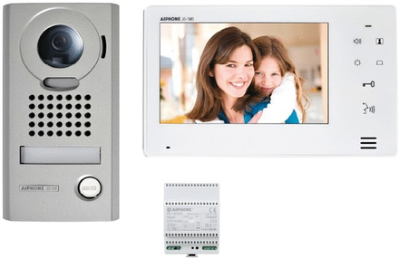 Interphone vidéo JOS1V avec platine saillie + moniteur écran 7'' - AIPHONE - 130400