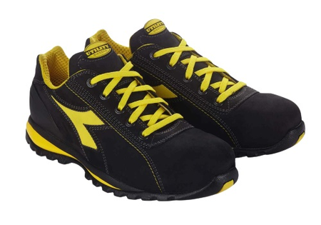 Chaussures de sécurité basses GLOVE II LOW S3 SRA HRO noir/jaune P46 - DIADORA SPA - 701.170235