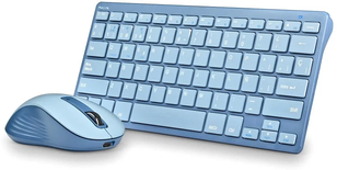Pack 2en1 (Clavier/Souris) sans fil Bluetooth NGS Fantasy (Bleu)