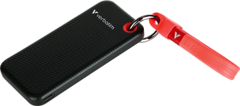 Disque SSD externe Verbatim Pocket - 1To (Noir/Rouge)