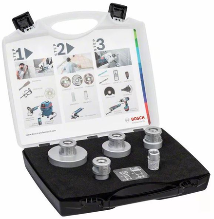 Coffret de lames de scies trépans diamantées à sec Dry Speed - BOSCH - 2608576669