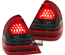 FEUX TUNING A LED ROUGES NOIRS MERCEDES CLASSE C W202 C180 C200 C240 C250 C280 ... (03304)