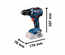 Perceuse-visseuse 18V GSR 18V-55 Professional + 2 batteries 4Ah + chargeur + coffret L-BOXX - BOSCH - 06019H5200