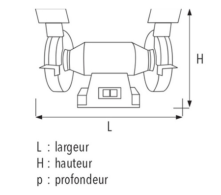 Touret meule-bande 900W TM 200 MB - SIDAMO - 20113107