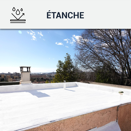 Peinture toiture Coolroof résistant stagnation d'eau : ARCAREFLECT AQUASTOP-15 kg Blanc-ARCANE INDUSTRIES