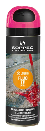 Traceur de chantier Fluo TP 500ml - vert - SOPPEC - 141518