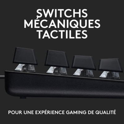 Logitech G - Clavier Gaming Mécanique G413 SE Grande Taille - Noir Aluminium