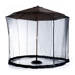 Moustiquaire cylindrique pour parasol 3 m