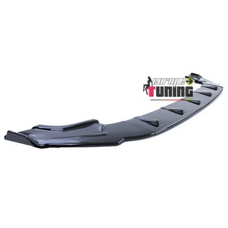 SPOILER AVANT NOIR BRILLANT PARE-CHOCS SPORT VW GOLF 7 GTI GTD & R-LINE (05562)