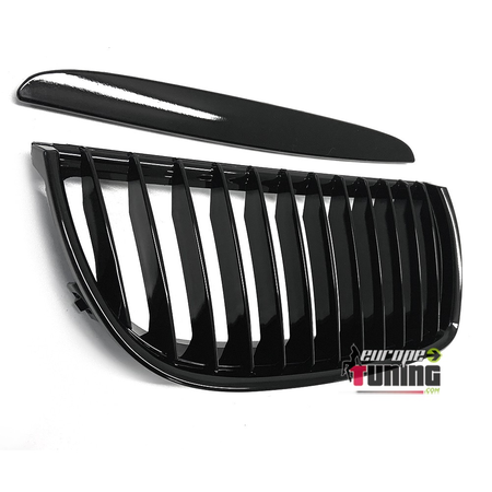 CALANDRES SPORT NOIRES BRILLANTES BMW SERIE 3 E90 BERLINE & E91 TOURING 2005-2008 (05004)