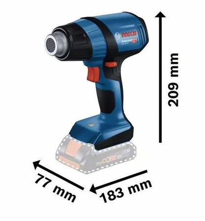 Décapeur thermique 18V GHG 18V-50 (sans batterie ni chargeur) en coffret L-BOXX - BOSCH - 06012A6501