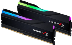 Kit Barrettes mémoire 32Go (2x16Go) DIMM DDR5 G.Skill Trident Z5 RGB  6000MHz (Noir) CL36