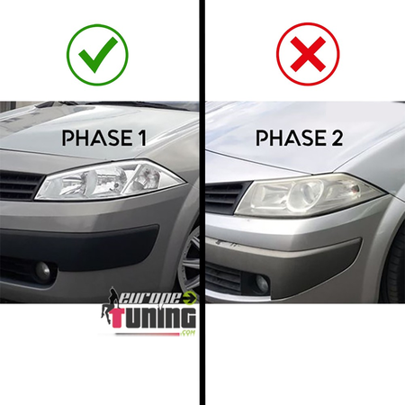 PHARE AVANT DROIT - PASSAGER POUR RENAULT MEGANE II PHASE I DE 2002 A 2006 (11129)