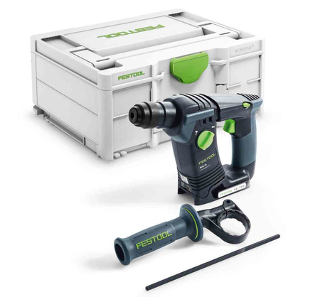 Perforateur SDS Plus 18V BHC 18-Basic (sans batterie ni chargeur) + coffret SYSTAINER SYS3 - FESTOOL - 577600