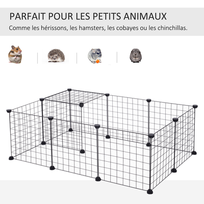 Cage animaux domestiques bords arrondis